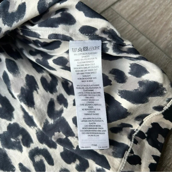 French Connection Leopard Print Racerback Cocktail Dress - Picture 8 of 13